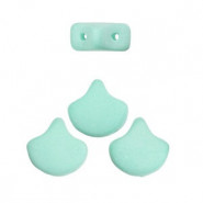 Ideal para hacer tus propias piezas de Joyería y bisutería: Abalorios Matubo Ginko 7.5x7.5mm Bondeli - Matt mint